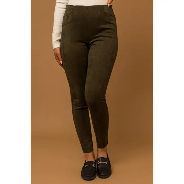 Suede Leggings