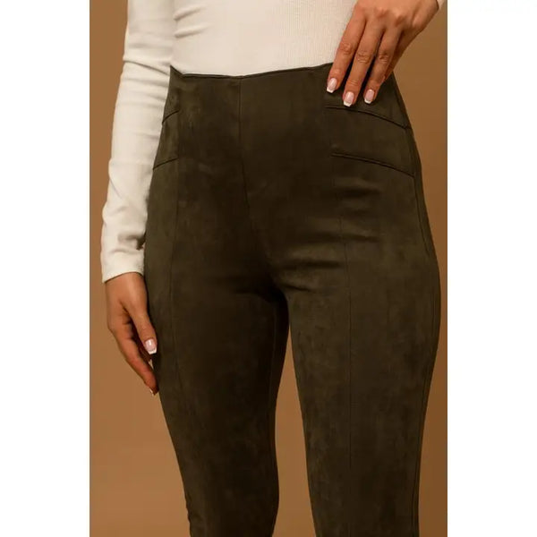 Suede Leggings