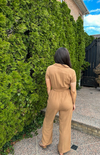 Button Up Jumpsuit